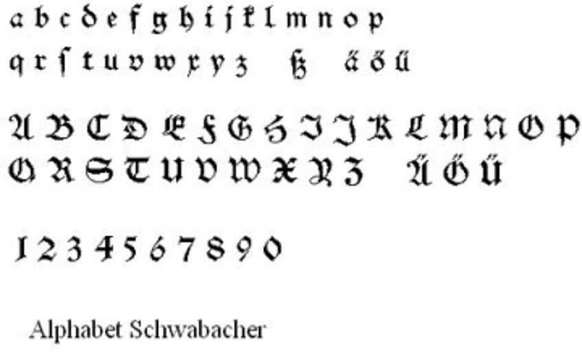 Schwabacher Schrift